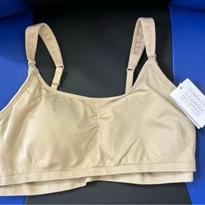 Nursing Pumping Bra (Auden) Women's All-in-One Beige size Large